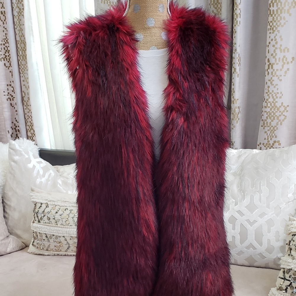 WAYF faux fur Vest